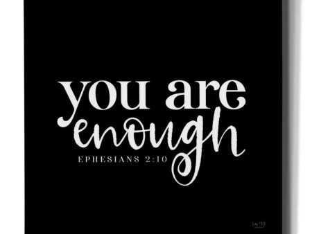 You Are Enough  by Lux + Me Designs, Canvas, Wall Art Online Hot Sale