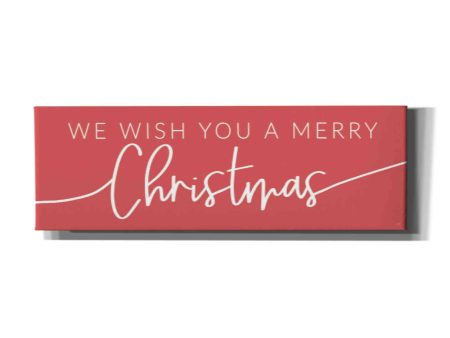 We Wish You a Merry Christmas  by Lux + Me Designs, Canvas, Wall Art Online