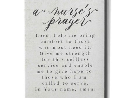 A Nurse s Prayer  by Lux + Me Designs, Canvas, Wall Art Supply