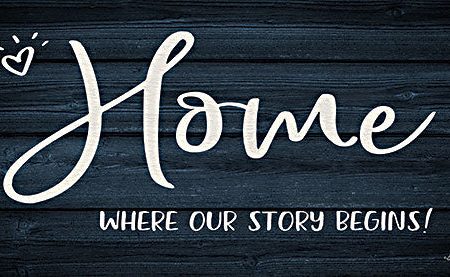 BOY631 - Home - Where Our Story Begins - 18x9 Discount