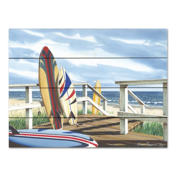 JR392PAL - Waiting on the Waves - 16x12 Online