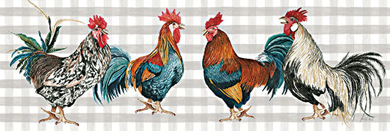 CIN3656 - Flock of Roosters - 18x6 on Sale