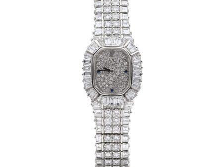 Reloj Audermars Piguet para dama en oro blanco 18 kilates. Fashion