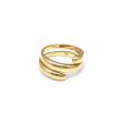 Anillo abierto liso en oro amarillo 14 kilates. on Sale