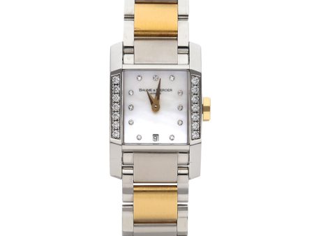 Reloj Baume & Mercier para dama modelo Hampton vistas en oro amarillo 18 kilates. Online Sale