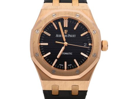 Reloj Audemars Piguet para caballero modelo Royal Oak caja en oro rosa 18 kilates. Sale