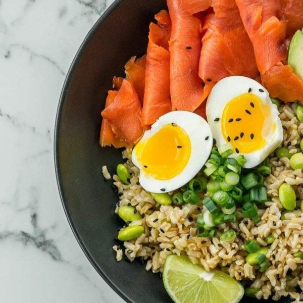 Smoked Salmon + Brown Rice Protein Bowls Fashion