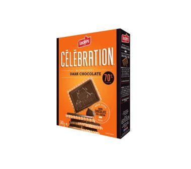 LECLERC CELEBRATION DARK CHOCOLATE 70% 240G Online now