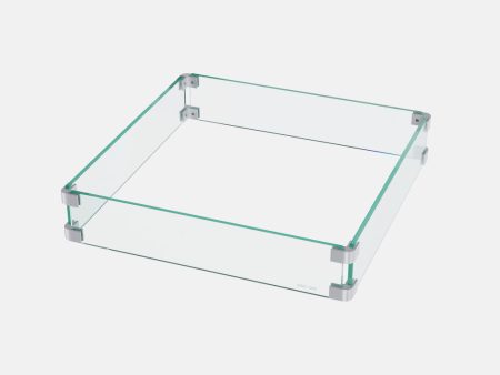 Glass Wind Guard for 28  &32   Fire Pit Table For Cheap