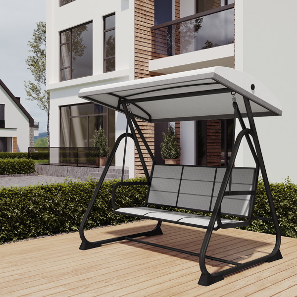 3-Person Outdoor Swing Chair Online now