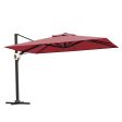 Flame&Shade 9x11.5 ft Rectangular Offset Cantilever Patio Umbrella Online Hot Sale