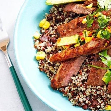 Grilled Steak + Quinoa Protein Bowls Online now