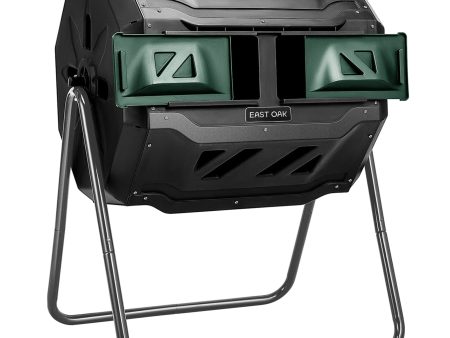 43 Gallon Dual Chamber Compost Tumbler For Cheap